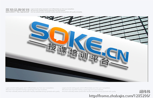 授课培训平台Soke网LOGO设计