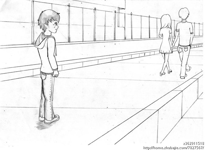 漫画设计:描述<em>一个</em>男生多年来苦苦等待<em>心爱的</em>