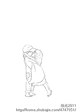 史上最简单设计,两个小人卡通设计,有参考,一天