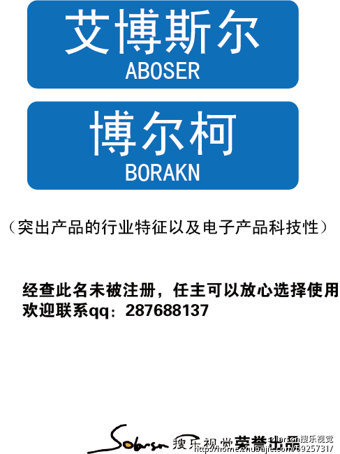 新注册公司名称征集_solarson搜乐视觉_4054