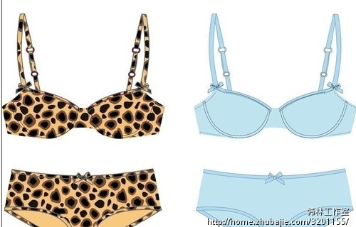 套装<em>胸罩内裤</em>设计图征集-服饰设计-猪八戒网