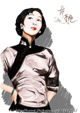 把张爱玲的<em>照片</em>转为手绘版 - 四格漫画<em>制作 - 漫</em>