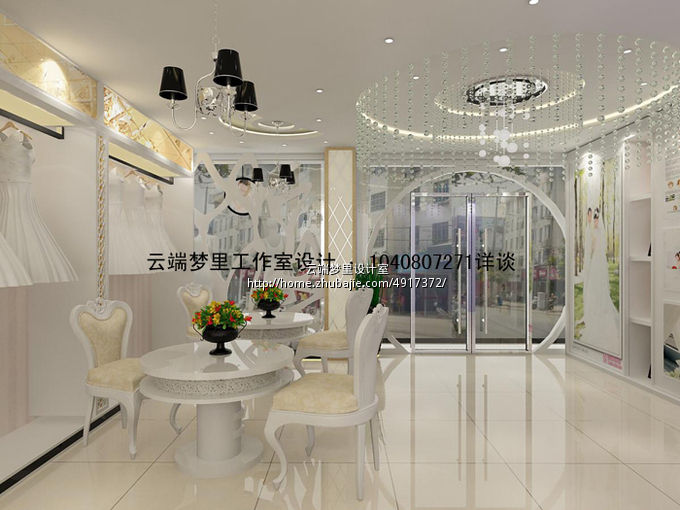 <em>婚庆公司</em>店面装修效果图急用_云端梦里设计室