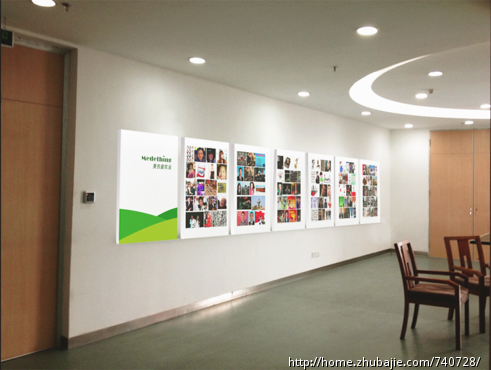 <em>照片</em>墙设计:<em>墙面</em>827cm*280cm,员工生活照120