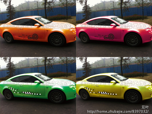 <em>汽车改色</em>方案,需要拉花-<em>照片</em>美化-壁纸设计-卡