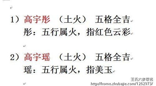<em>高姓女宝宝取名</em>