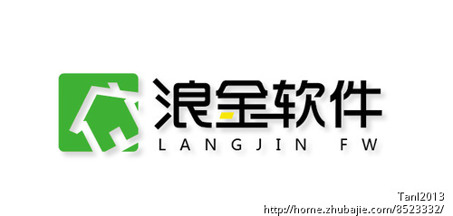 浪金软件公司LOGO和名片设计-设计-标志设计