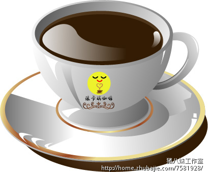 咖啡店logo - 店标设计 - 网店装修 - 猪八戒网