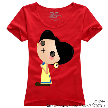 第七公社--甜美可爱<em>女生T恤</em>图案设计-<em>T恤</em>设计