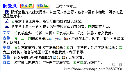 <em>阮姓女孩起名</em> 2013年5月23日11点16分出生 属
