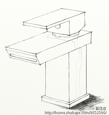 鑫东卫浴<em>产品</em>素描手绘图 - 照片美化 - <em>照片处理</em>