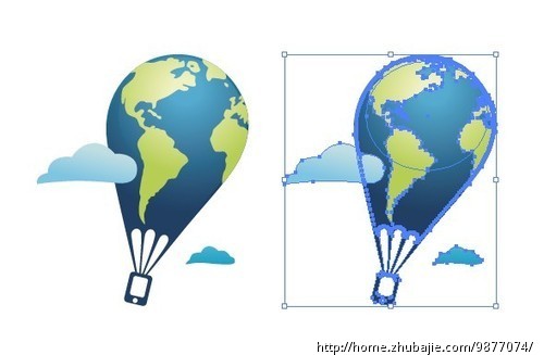 将JPG图转画成矢量图(CDR或AI) - VI设计 - LO