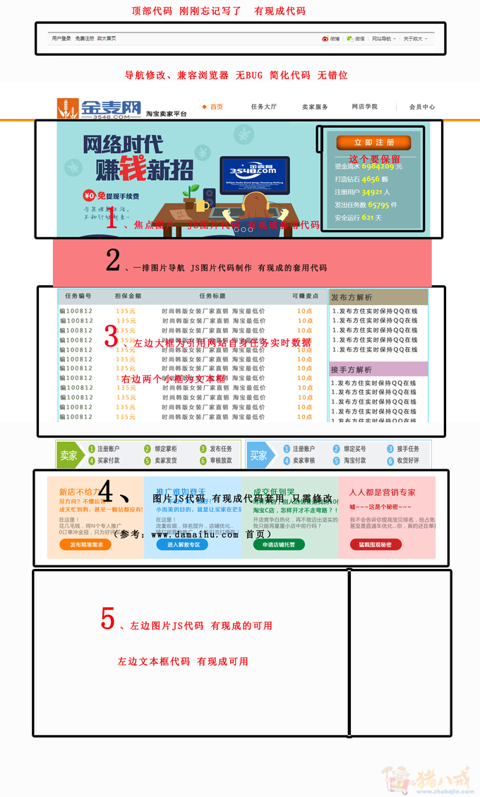 网站首页制作 网站添加JS特效 (首页、导航)网