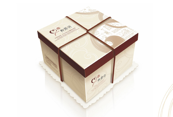 蛋糕盒-有图可参考,不需要设计创意,只要模仿即可.