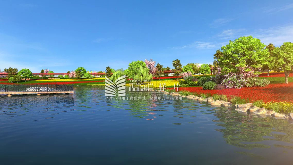 【三维地产动画】— 咸阳双照水库景观及水利工程设计
