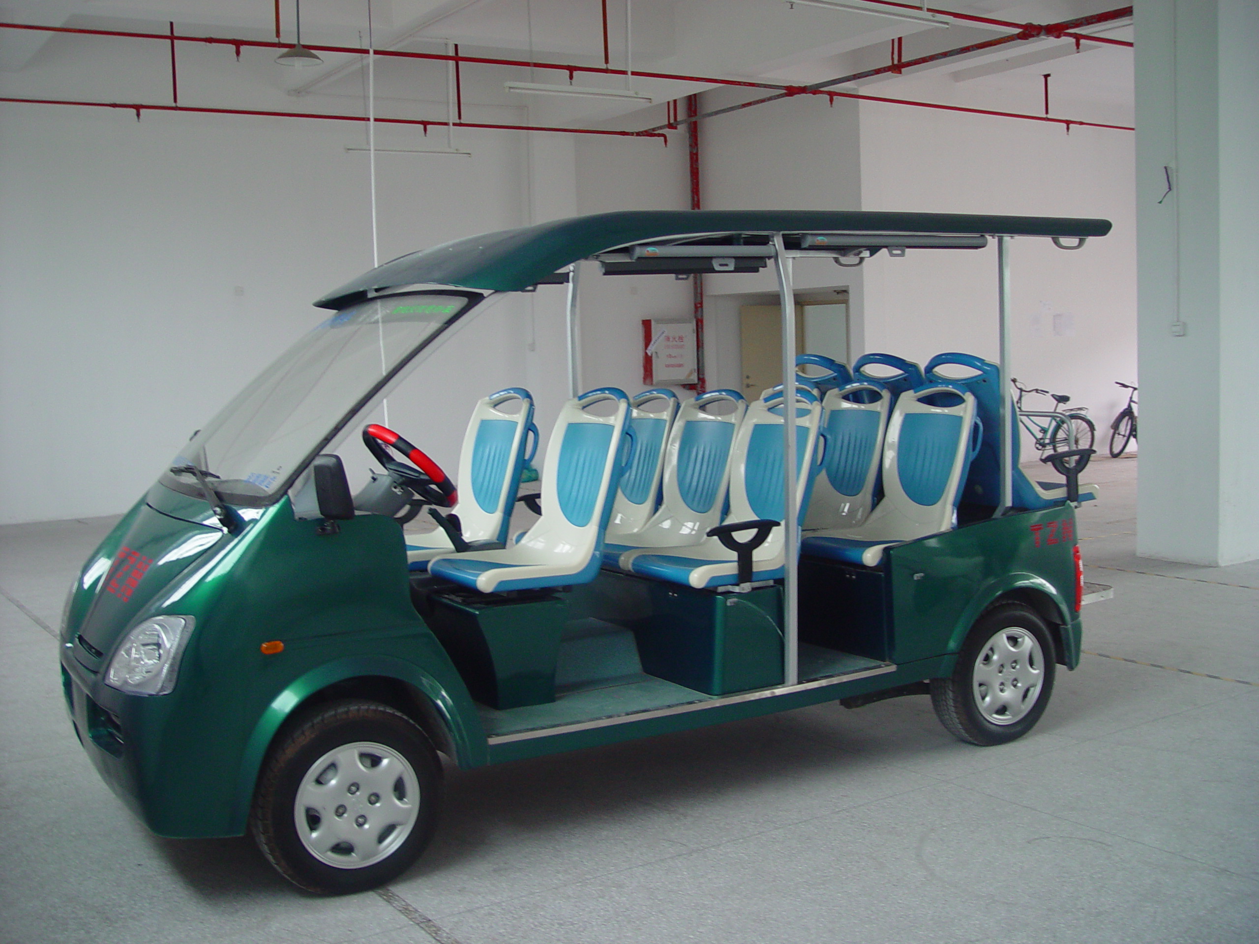 6座观光车 图纸