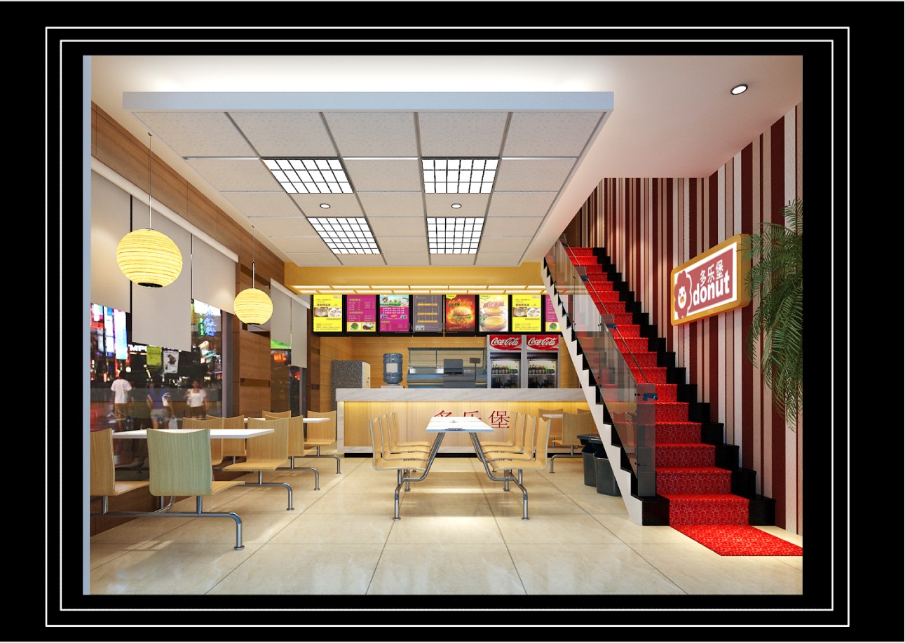 安小煲快餐厅|空间|室内设计|zrzs1224 - 原创作品 - 站酷 (ZCOOL)