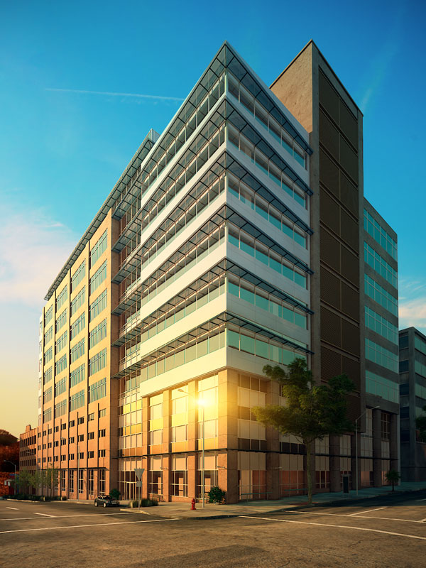 星辰绘建筑三维效果图表现-单体透视-星辰绘-猪八戒网