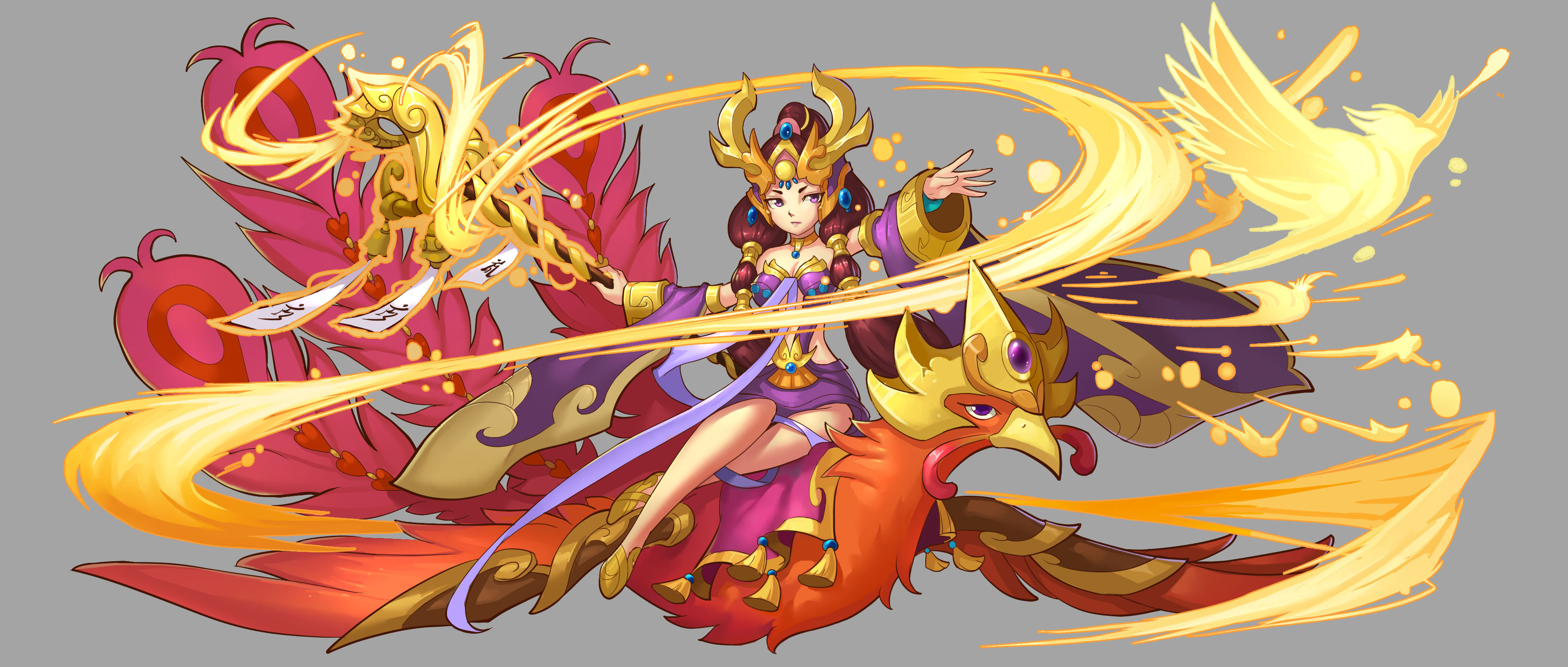 手机游戏q版角色设计(带特效)