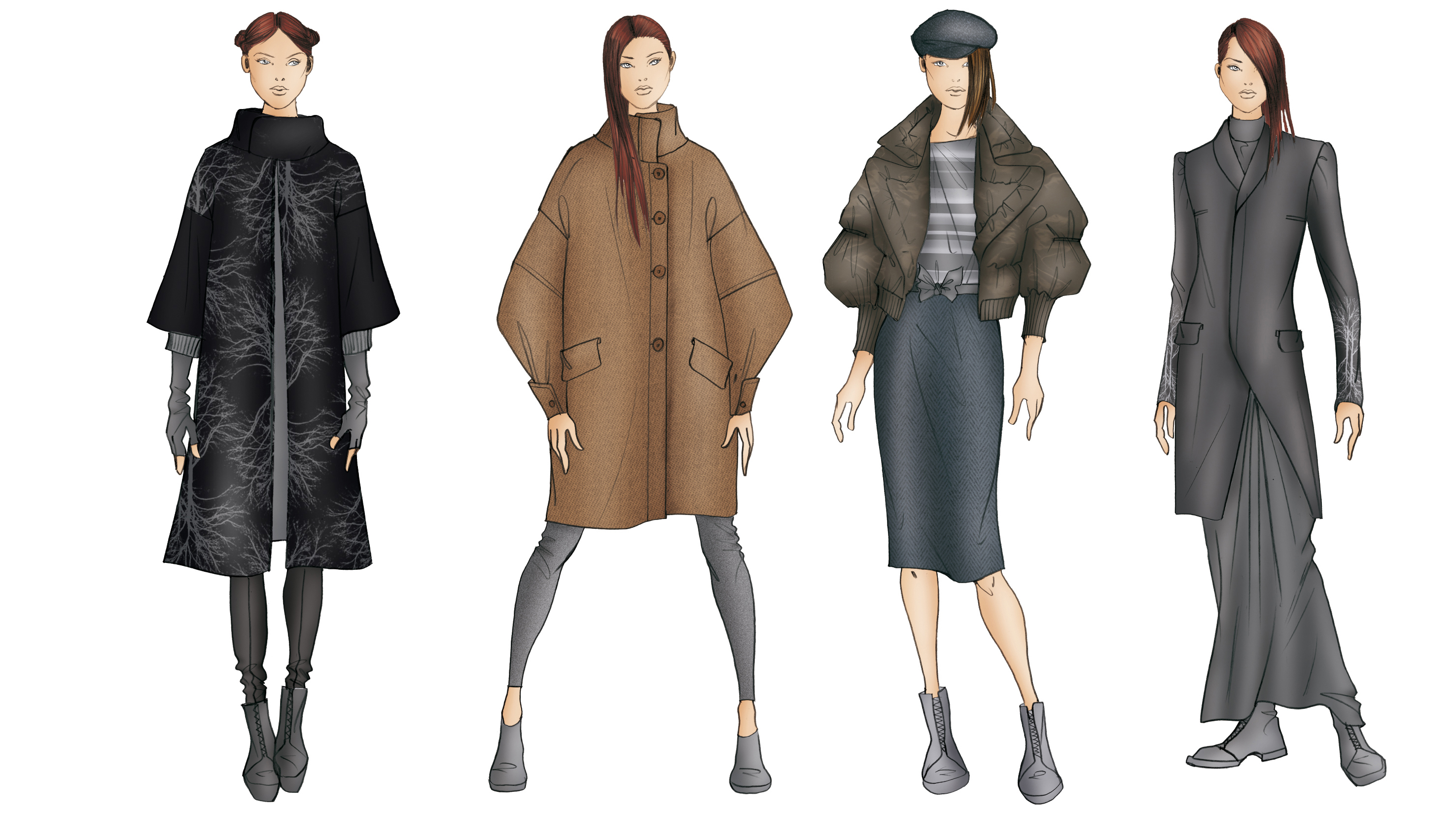 青龙林服饰有限公司户外魔术头巾图案设计征集(任务2)-服装图案设计