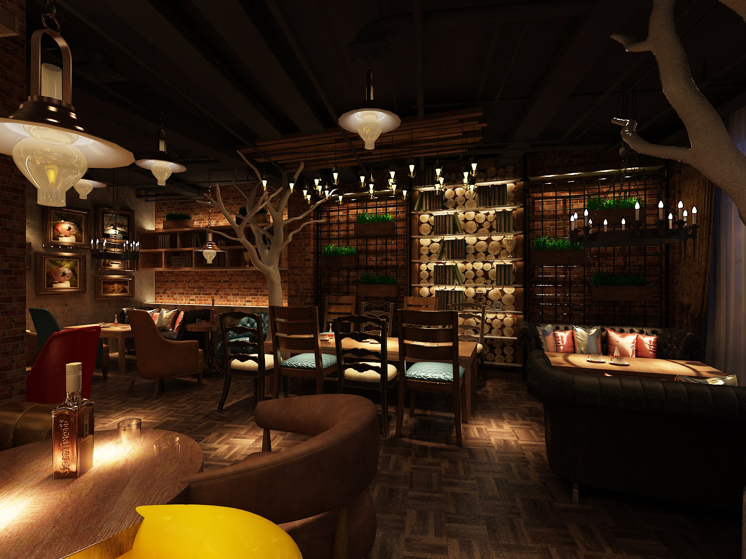 漫咖 咖啡厅装修设计效果图