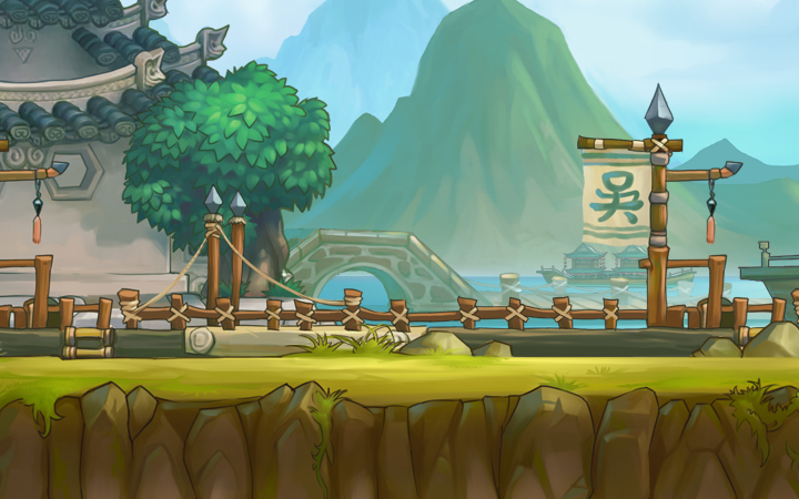 【专业q版游戏场景原画】横版/卡牌/塔防/页游/手游/vr