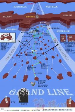 绘制海贼王世界地图