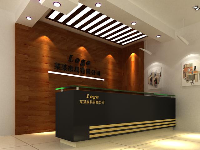 一家具厂前台形象墙设计_加急 linxinquan 投标-猪八戒网