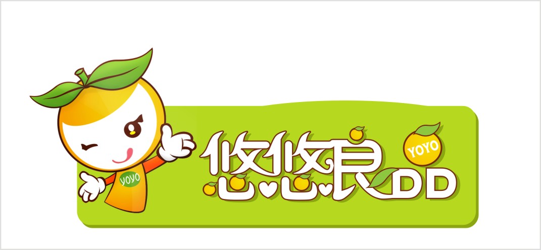 品牌零食连锁专卖店卡通形象设计,实体店门头形象设计