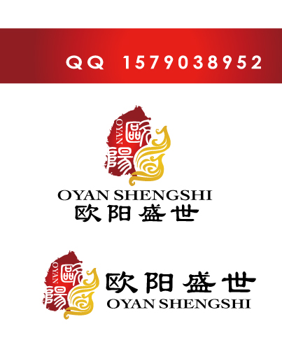 "oyan欧阳"logo及名片设计