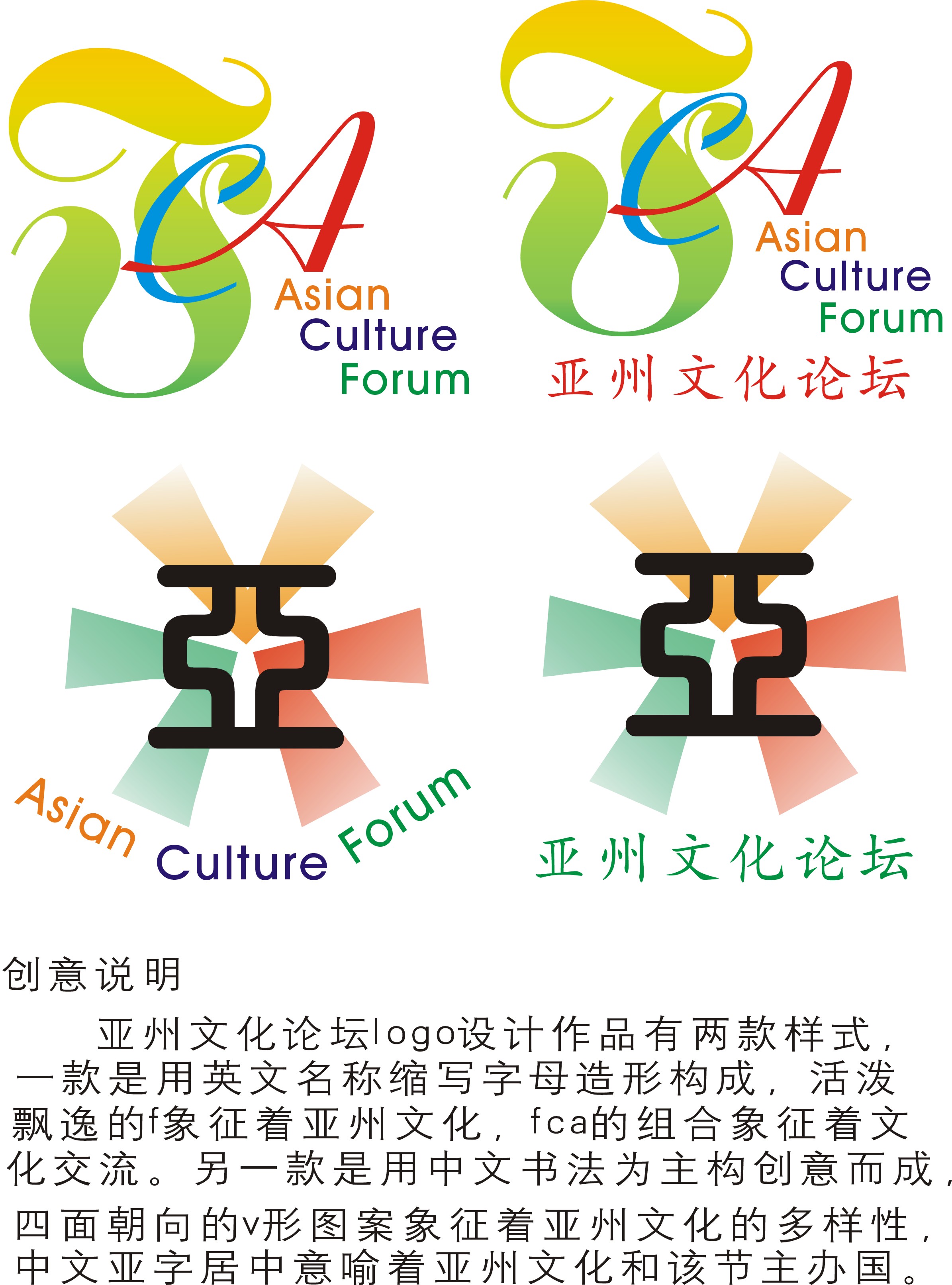 征集亚洲文化论坛logo-logo设计-猪八戒网