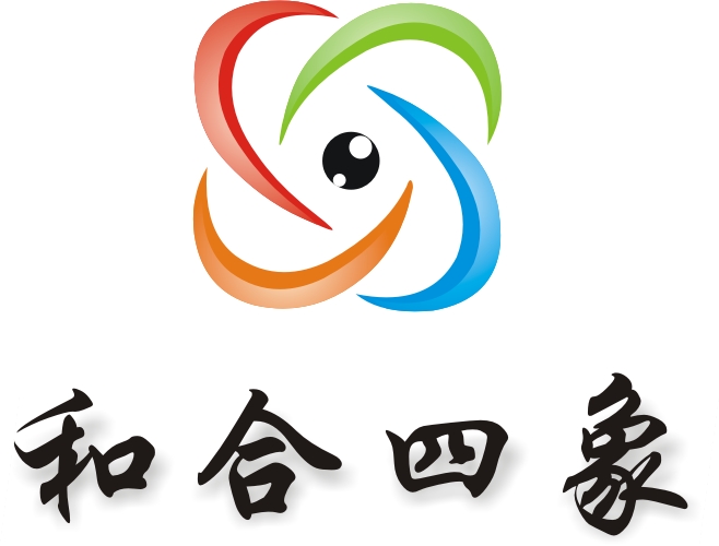 "和合四象"婚纱摄影类网站logo制作