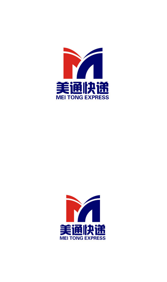 美通快递公司logo设计