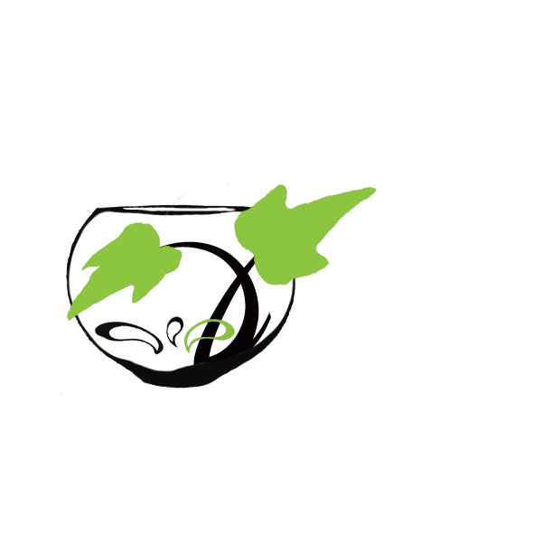 "常春藤"枣庄水培植物园艺店logo设计及简单应用