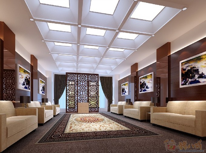 会客厅效果图设计 yangyanbang 投标-猪八戒网