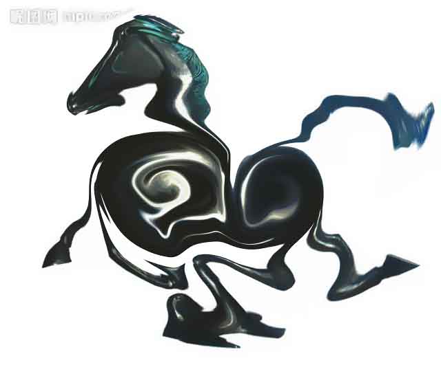 根据马踏飞燕青铜器图片_设计抽象写意版 animemake 投标-猪八戒网