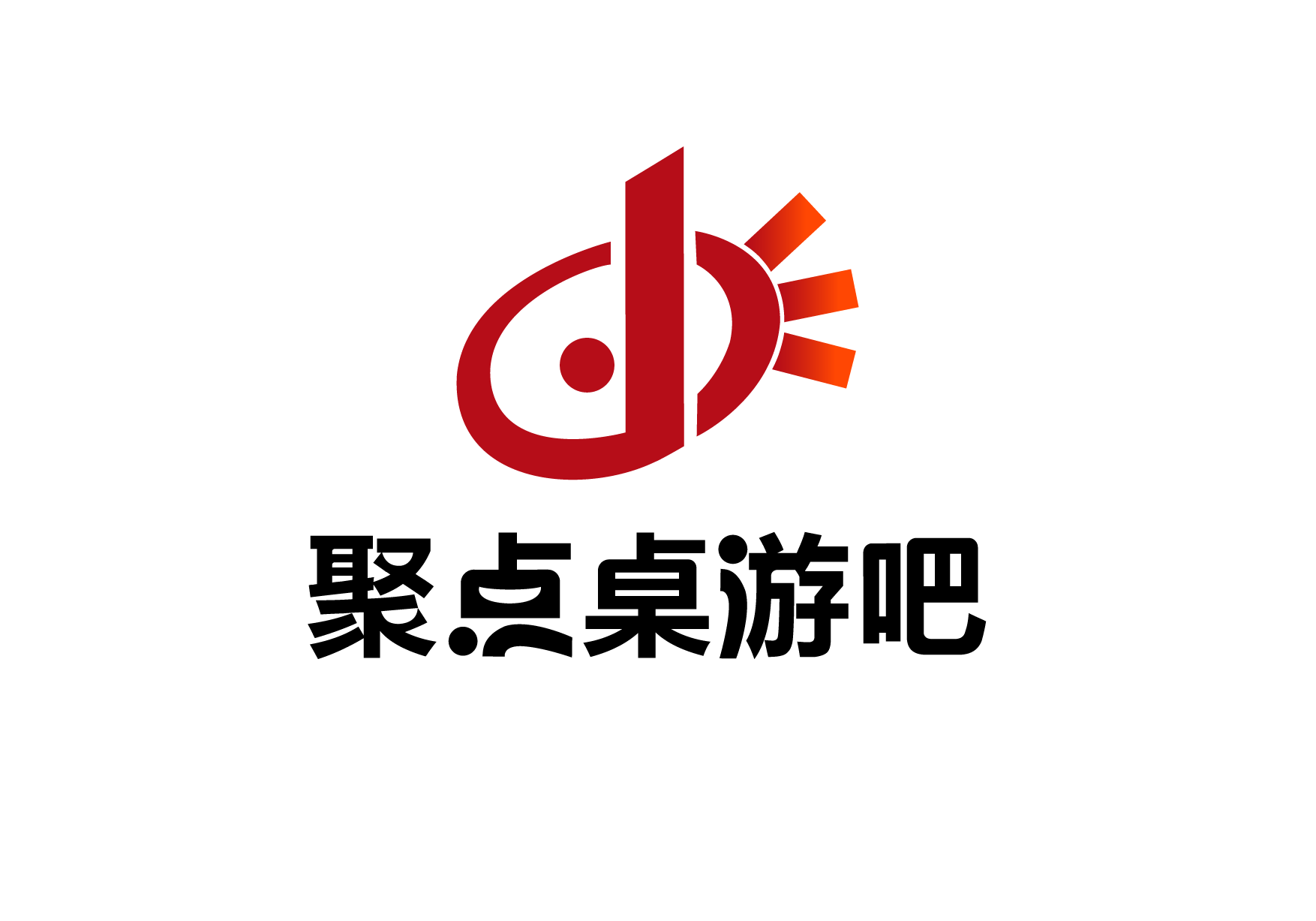 聚点桌游吧logo设计