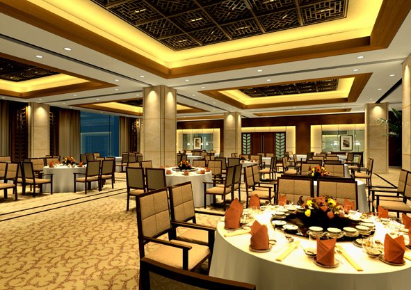 饭店效果图制作.-办公商铺装修-猪八戒网