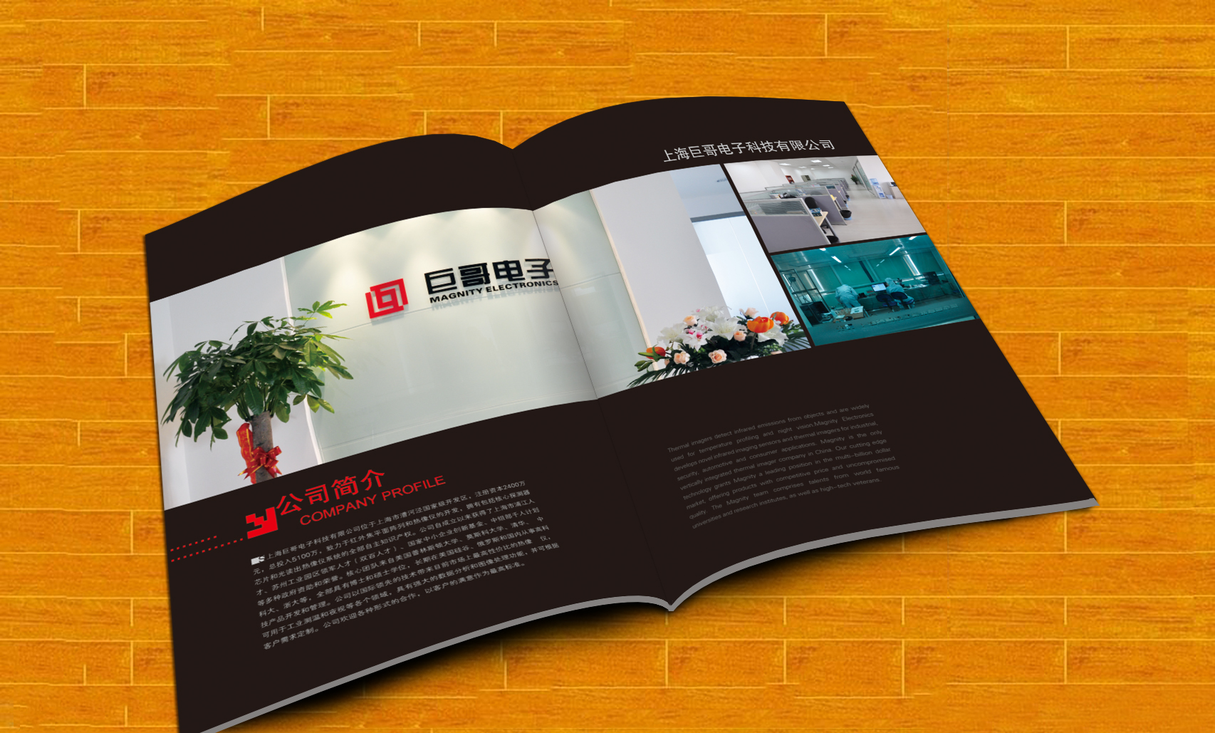 高科技企业产品宣传册设计稿征集