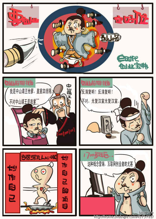 原创四格连环漫画(长期合作) bjjwzone 投标-猪八戒网