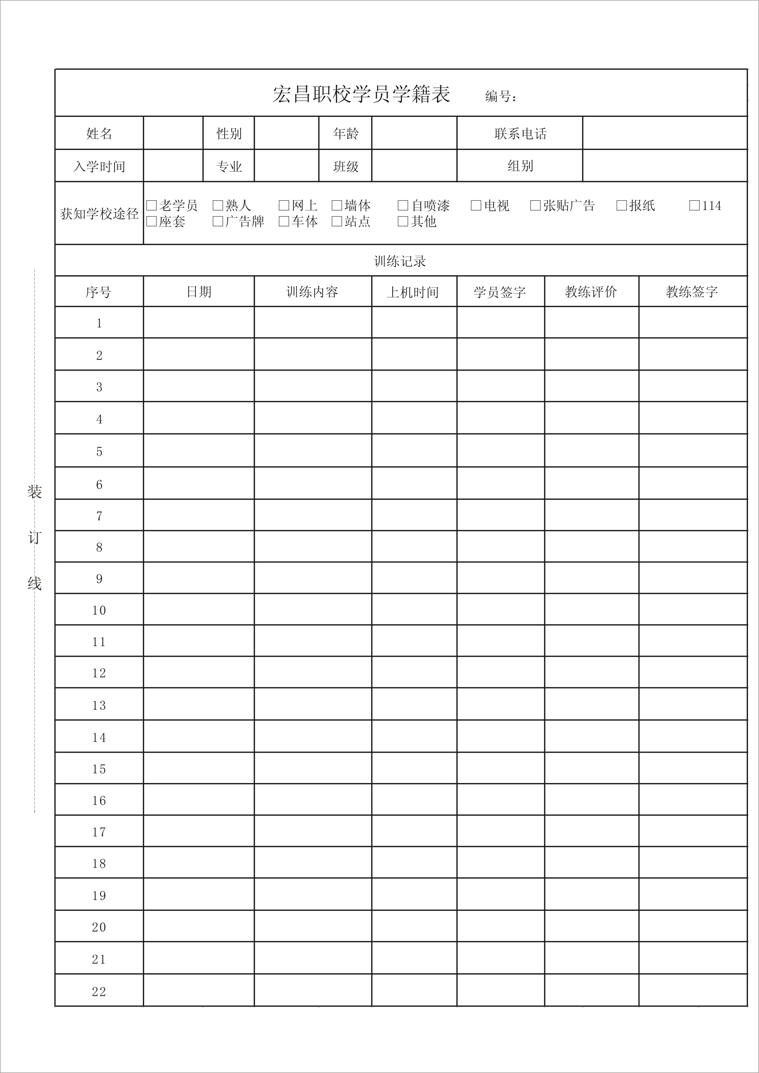 表格和展板设计