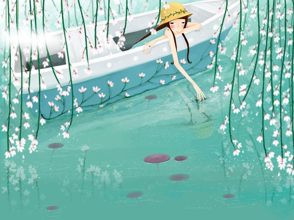 韩国唯美风格插画(急)第27575672号稿件