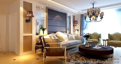客厅和主卧效果图