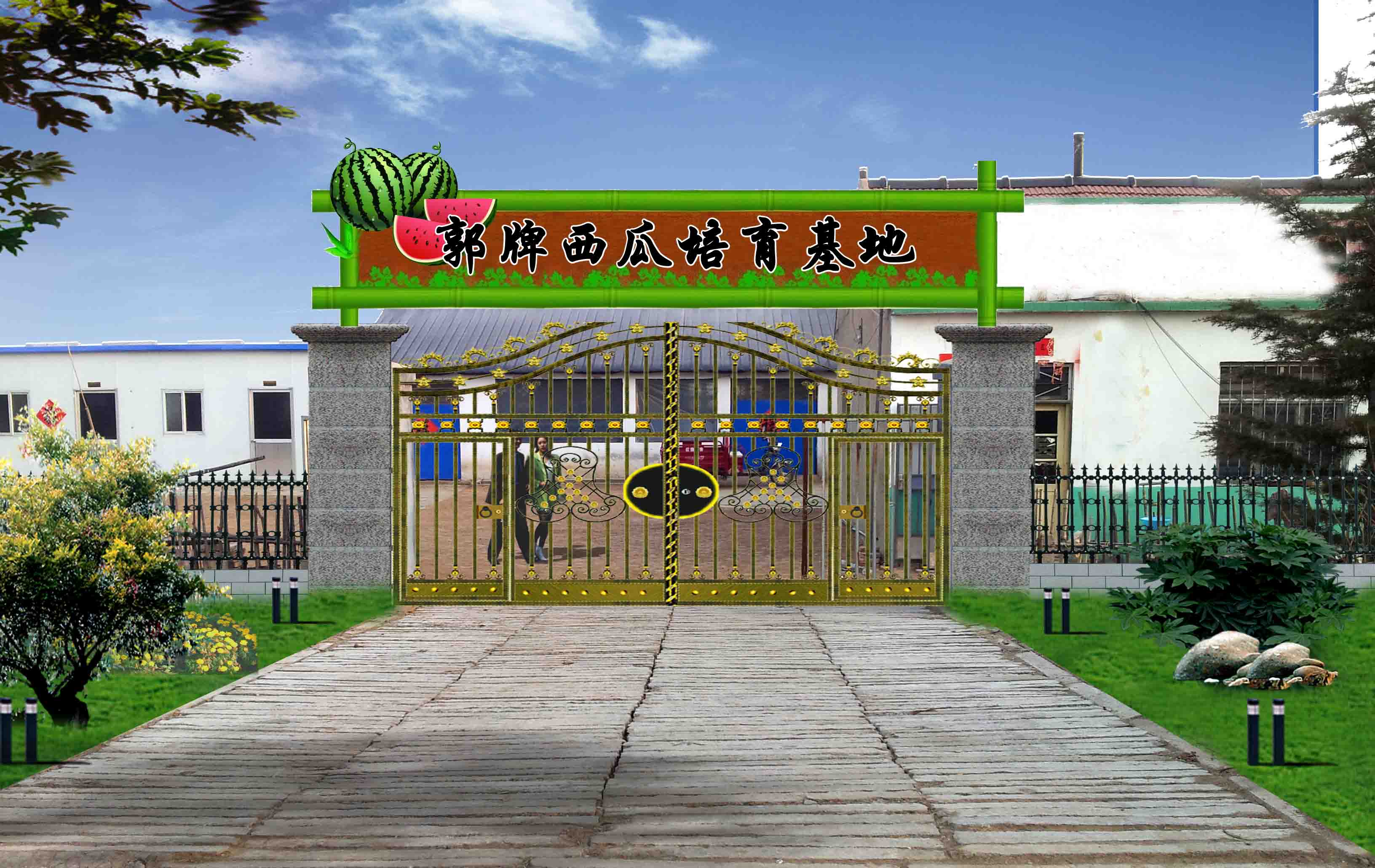 设计一个大门的设计图