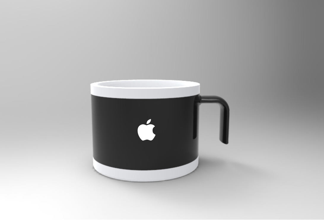 苹果杯子外观设计