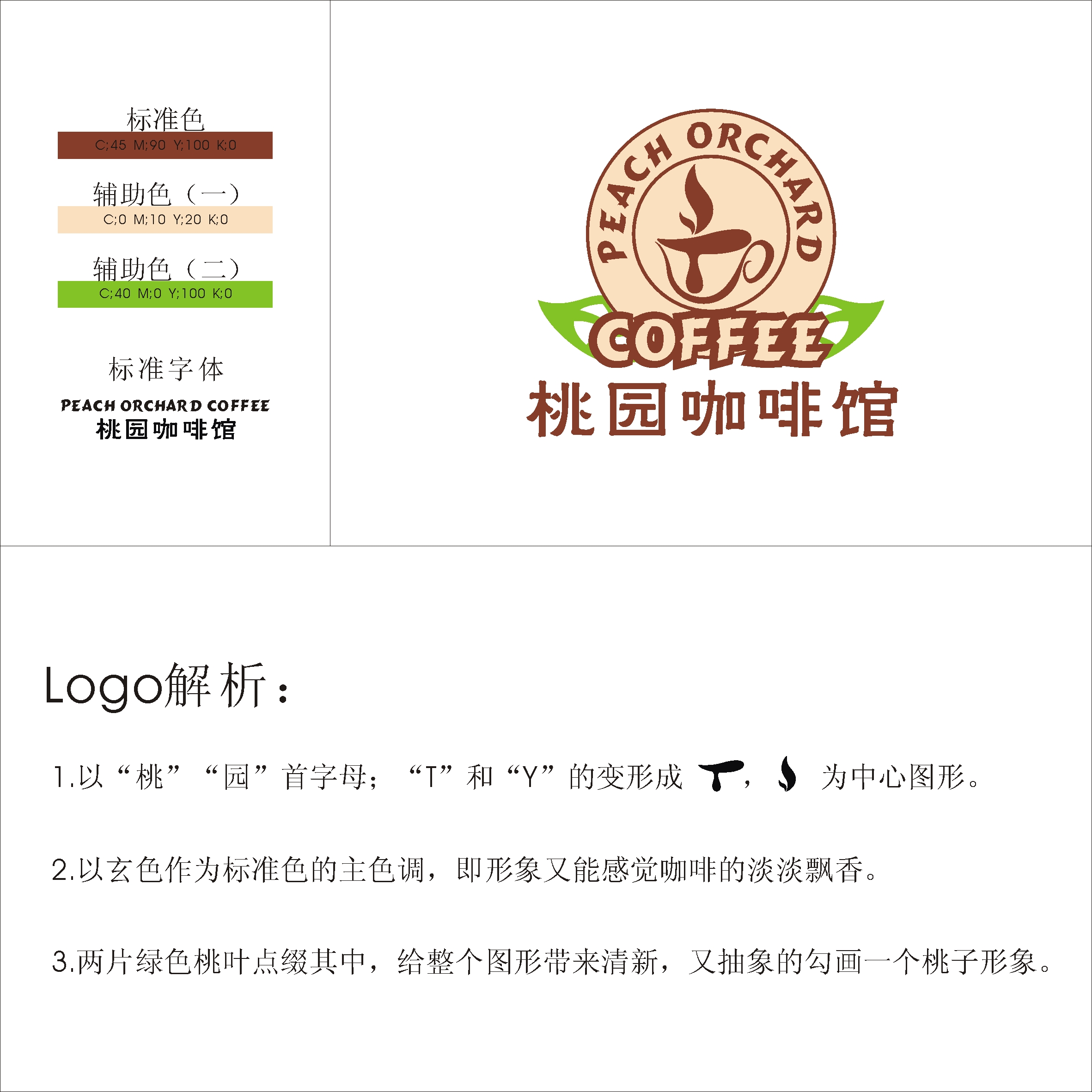 咖啡馆logo及店招设计