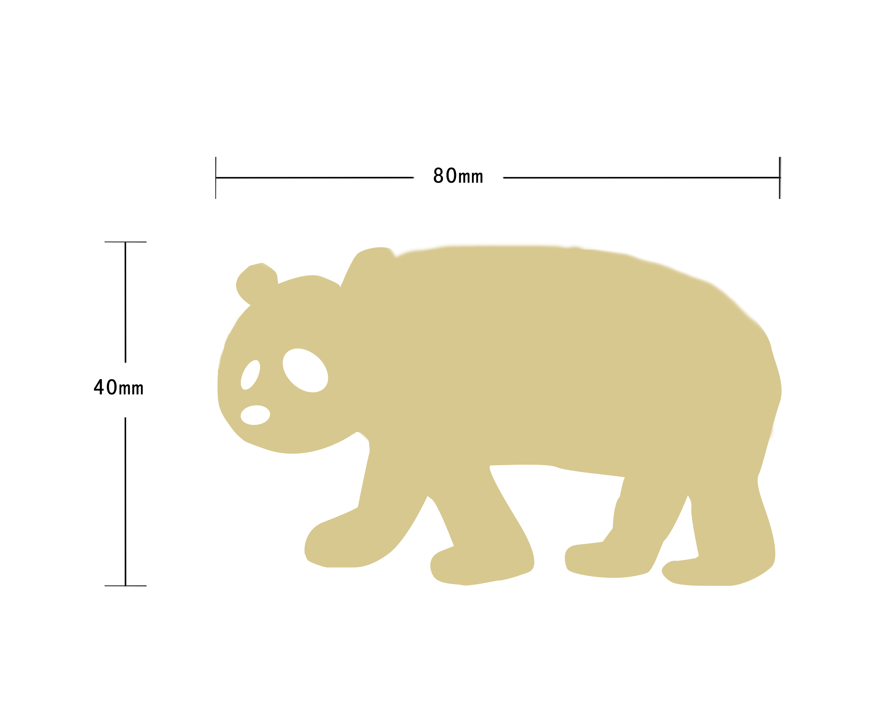超简单动物轮廓设计