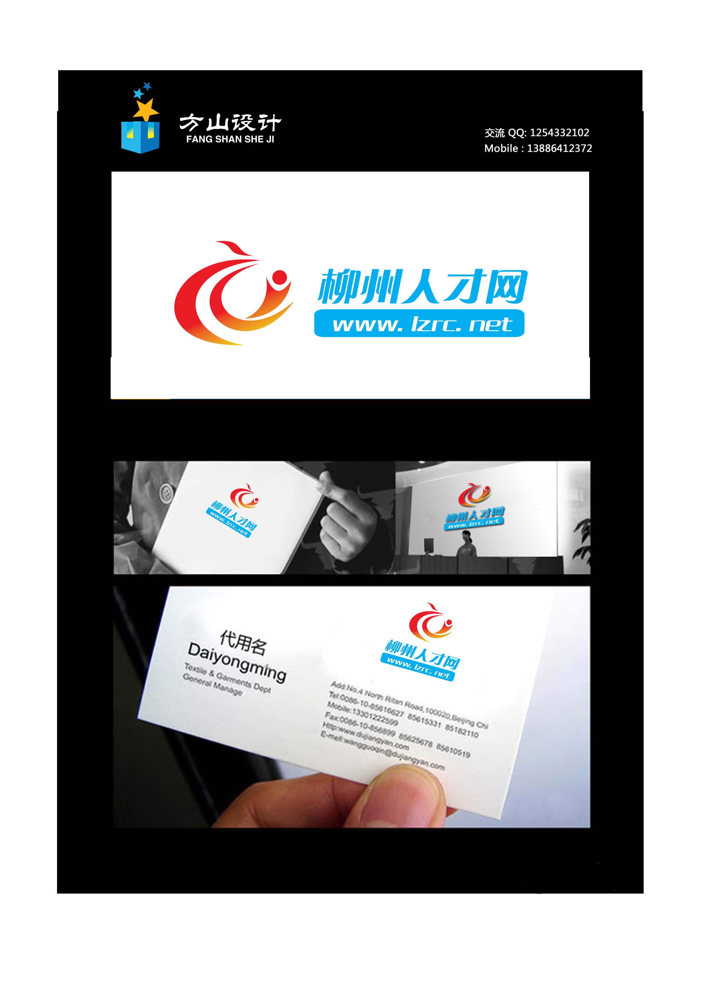 地方人才网logo设计