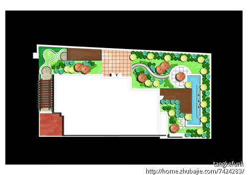 聯排別墅庭院設計時間緊3天佈置圖7天效果圖10天施工圖-住宅建築-規劃