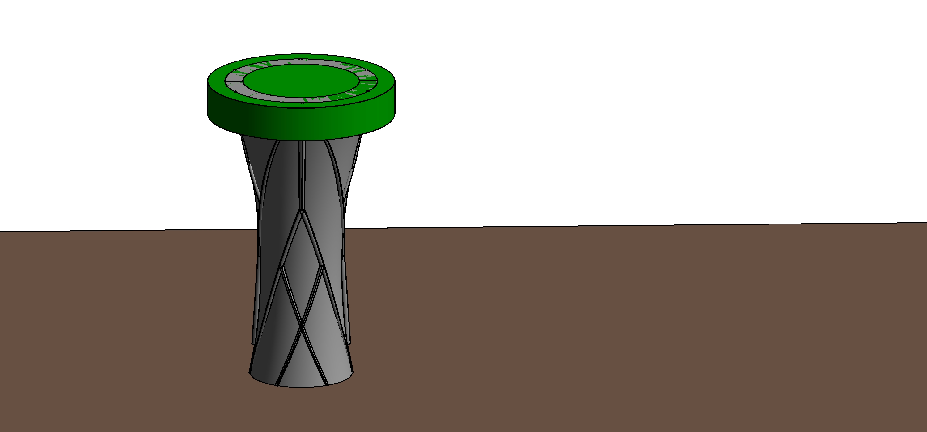 商场展示柱体3d效果图设计